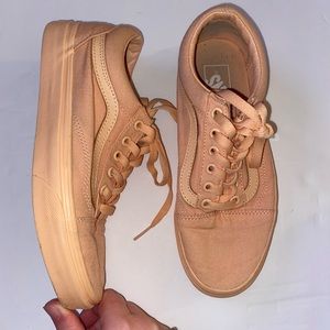 Peach colored Vans